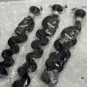 Body wave human hair extensions